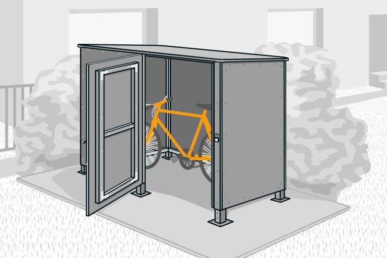 Construire son propre garage à vélos