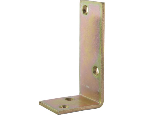 Balkenwinkel 50 x 100 x 40 mm, galv. gelb verzinkt, 1 Stück