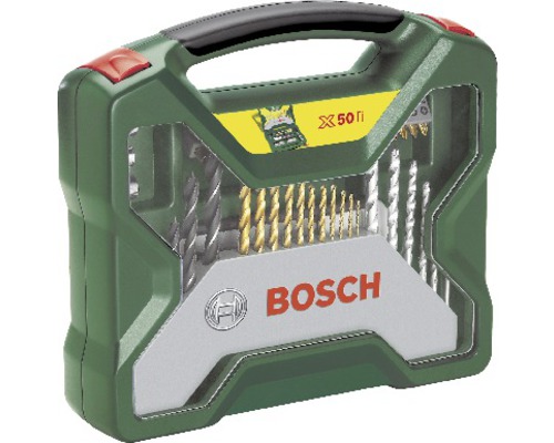 Kit d'embouts et de forets Bosch X-Line titane 50 pces