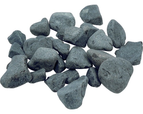 Basalt Pebbles 25-50mm, 25kg