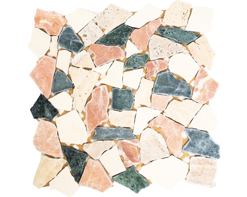 Mosaïque en pierre naturelle polygonale Ciot 30 Random, 32 x 32 cm