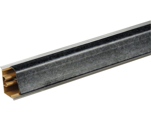 PICCANTE Wandabschlussleiste Rena schwarz-blau RE128 Länge: 3000 mm