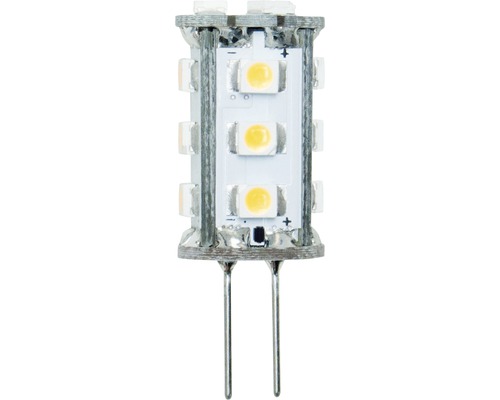 Ampoule à broche LED à intensité lumineuse variable G4/1W 90 lm 3000 K blanc chaud culot à broche SMD lot de 15