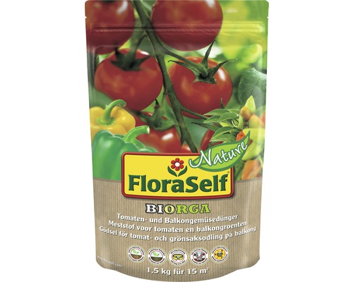 Engrais pour tomates et légumes de balcon FloraSelf Nature BIORGA 1,5 kg