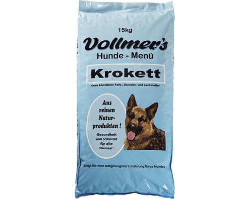 Nourriture sèche pour chien, Vollmers croquettes 15 kg-0