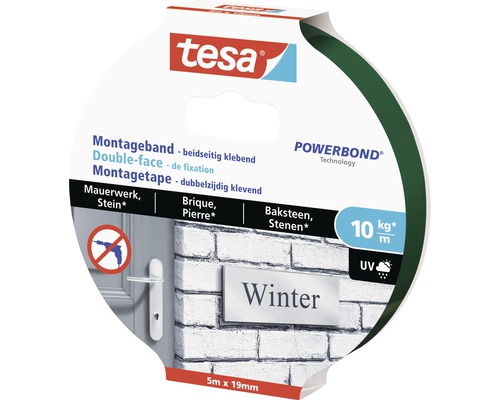 tesa Powerbond Mauerwerk&Stein doppelseitiges Klebeband für raue  Oberflächen bis 10 kg kaufen