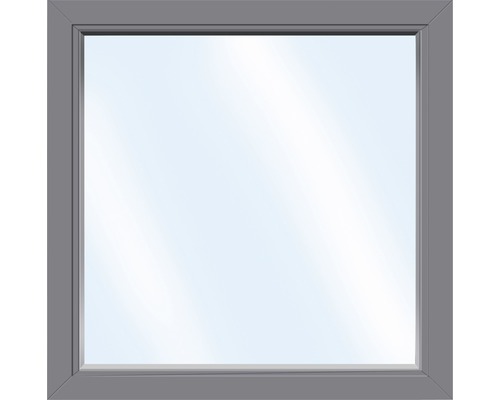Kunststofffenster Festverglasung ARON Basic weiß/anthrazit 1000x1000 mm (nicht öffenbar)-0