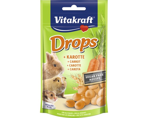 Snack pour rongeurs Vitakraft pastilles aux légumes pour lapin nain, 75 g Snack pour rongeurs Vitakraft pastilles aux légumes pour lapin nain, 75 g