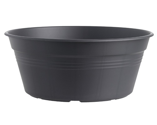 Pflanzschale elho Green Basics Bowl Kunststoff Ø 33 H 14 cm schwarz