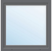 Fenêtre en PVC ARON Basic blanc/anthracite 900x850 mm tirant gauche-thumb-0
