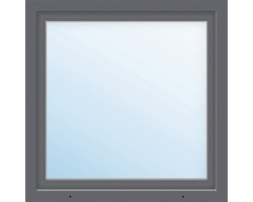 Fenêtre en PVC ARON Basic blanc/anthracite 1050x1000 mm tirant droit-0