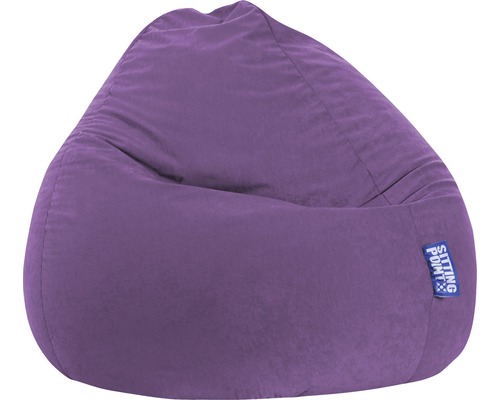 Pouf coussin Sitting Point Beanbag Easy L violet 70x90 cm