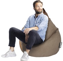 Sitzkissen Sitting Point Sitzsack Beanbag Jamie XL braun 70x110 cm-thumb-1