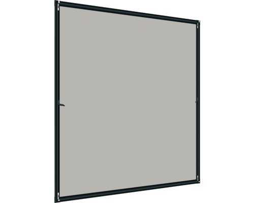 Moustiquaire pour fenêtre sans perçage anthracite sur mesure (max. 140x150 cm)-0