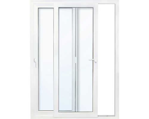 Porte coulissante plastique blanc 1800x2000 mm-0