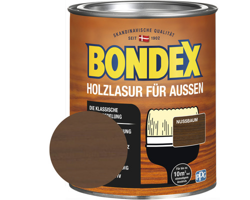 BONDEX Holzlasur nussbaum 750 ml