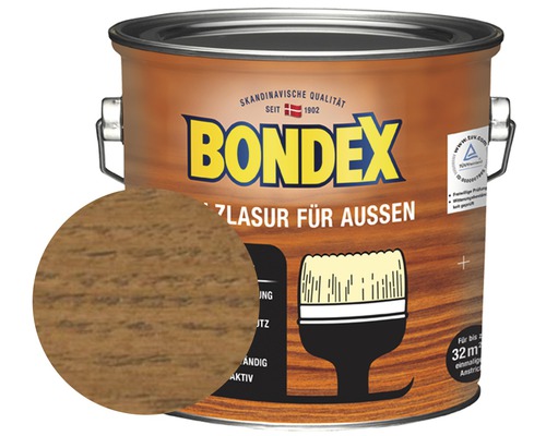 Lasure pour bois BONDEX châtaigner 2,5 l-0