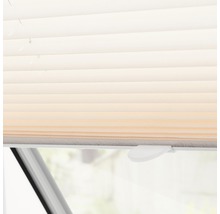 Store plissé pour fenêtre de toit Lichtblick Haftfix C02 crème-thumb-3