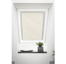 Protection contre le soleil pour fenêtre de toit Lichtblick Thermofix occultant crème 36x51,5 cm-thumb-0