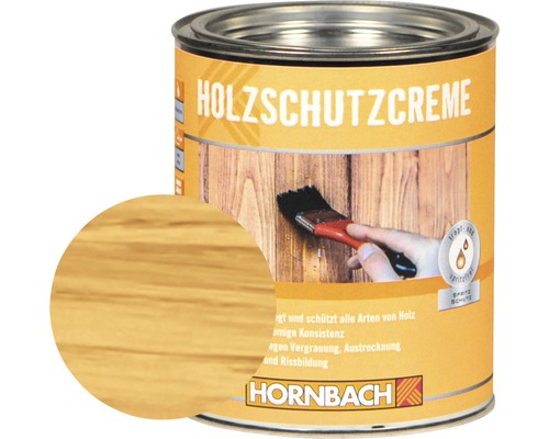 Crème de protection du bois HORNBACH pin 750 ml-0