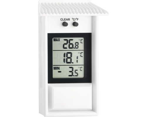 Thermomètre numérique TFA maxima-minima sans pile
