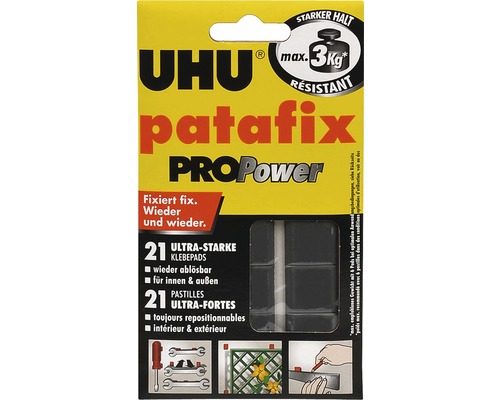 Patchs de colle UHU patafix PROPower 21 pièces