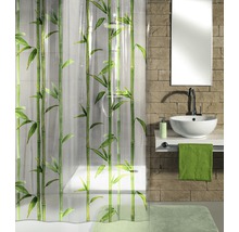 Rideau de douche Kleine Wolke vert Bambú 180 x 200 cm-thumb-0