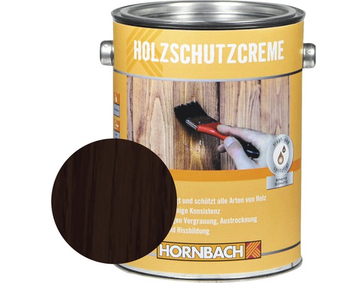 HORNBACH Holzschutzcreme palisander 2,5 l-0