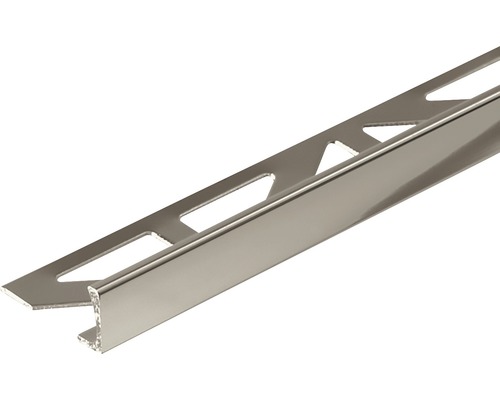 Profilé d'angle de finition Dural Durosol 10 mm longueur 250 cm aluminium titane haute brillance