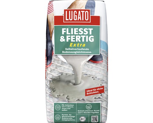 Lugato Ausgleichsmasse Fliesst & Fertig Extra 20 Kg