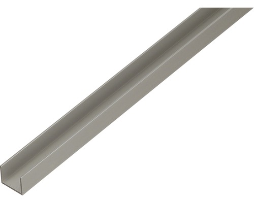U-Profil Alu silber eloxiert 15x22x15x1,5 mm, 2 m-0
