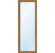 Kunststofffenster 1-flg. ARON Basic weiß/golden oak 600x1350 mm DIN Links-thumb-0