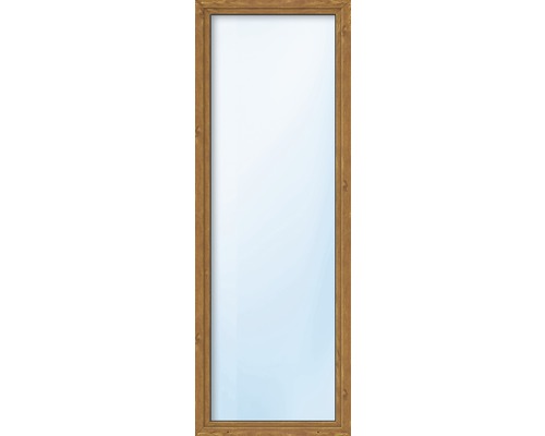 Kunststofffenster 1-flg. ARON Basic weiß/golden oak 600x1350 mm DIN Links-0
