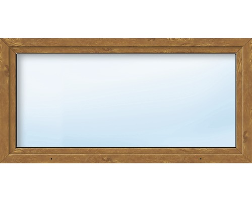 Fenêtre en PVC ARON Basic blanc/golden oak 1200x800 mm tirant droit-0