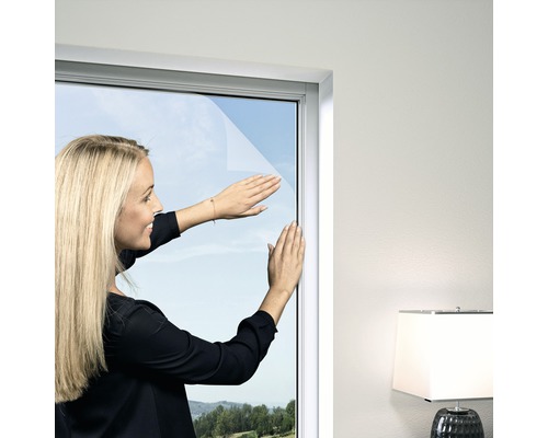 Moustiquaire Windhager Elastic PLUS pour fenêtre sans perçage blanc 130x150 cm