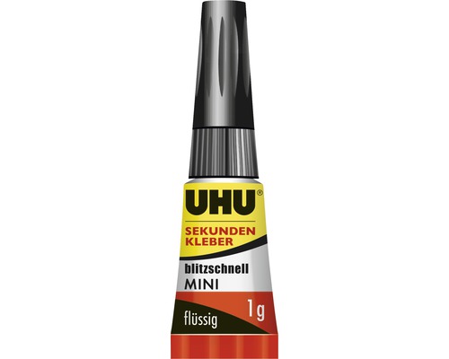 Colle instantanée UHU ultrarapide Minis 3 x 1 g