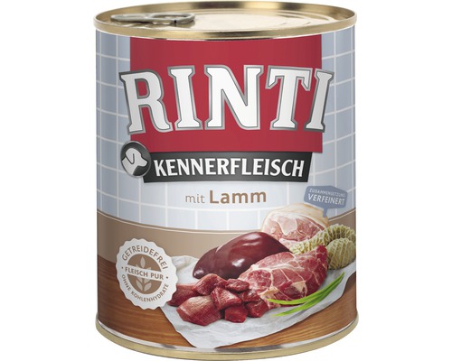 Pâtée pour chien RINTI Kennerfleisch 800 g