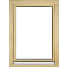 Fenêtre en bois pin, 90x120 cm tirant droit-thumb-1