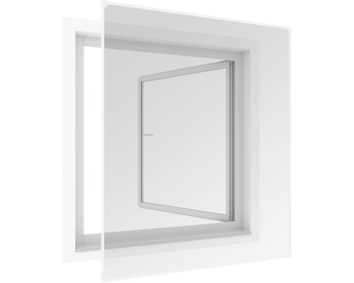 Verstellbarer magnetischer Fensterschutz, einfache Installation (weißer  Rahmen mit schwarzem Netz) (142,2 x 88,9 cm)