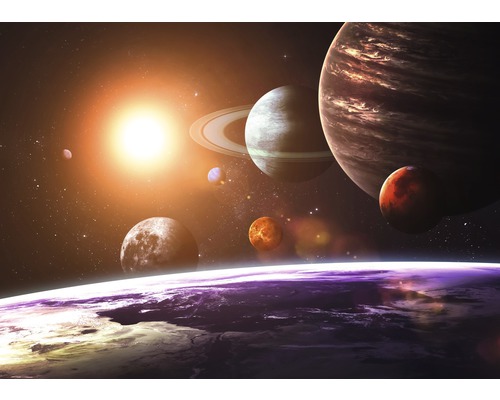 Papier peint photo intissé Solar System 350 x 260 cm-0