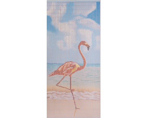 Türvorhang Bambus Flamingo 90x200 cm