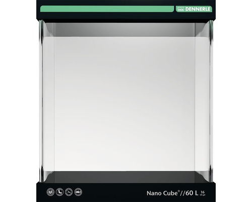 Aquarium DENNERLE Nano Cube 60 l avec feuille d’arrière-plan, support en mousse Aquarium DENNERLE Nano Cube 60 l avec feuille d’arrière-plan, support en mousse