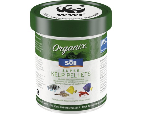 Nourriture en pellets Söll Organix Super Kelp Pellets 130 ml