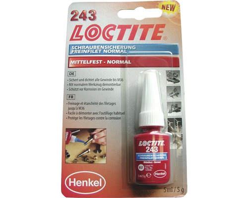 Freinfilet normal Loctite 243 5 ml