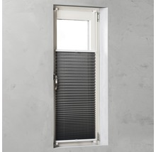 Store plissé Soluna avec guidage latéral, gris, 40x130 cm-thumb-4