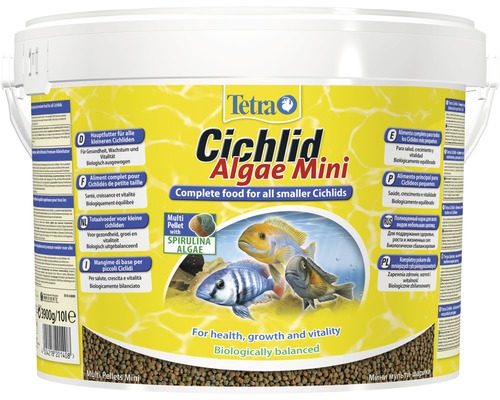 Nourriture pellets Tetra Cichlid Algae Mini 10 l - HORNBACH Luxembourg