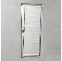 Store plissé duo Soluna avec guidage latéral, blanc, 100x130 cm-thumb-6