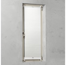 Store plissé duo Soluna avec guidage latéral, blanc, 45x130 cm-thumb-7