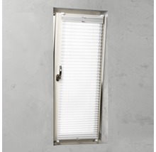 Store plissé duo Soluna avec guidage latéral, blanc, 45x130 cm-thumb-9