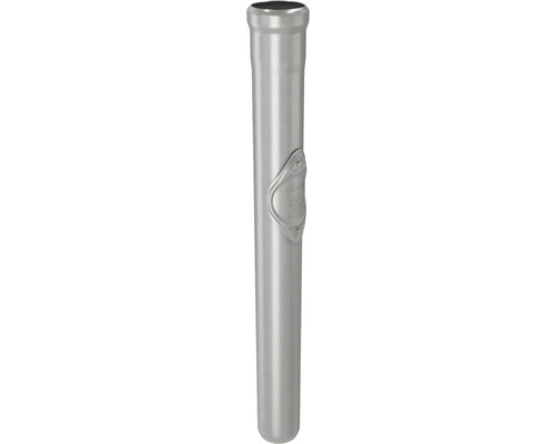 Tube vertical Zambelli zinc rond avec orifice de nettoyage DN 105 mm 1000 mm